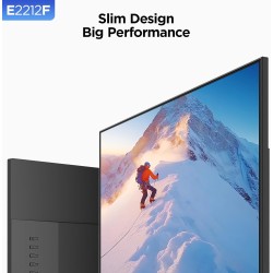 22 Inch Computer Monitor Full HD 1080P 100Hz PC Gaming Screen VA Panel Ultra-Slim Display 3000:1 Contrast Ratio with Adpitive Sync (HDMI/VGA/VESA Compatible 100x100mm/Audio Out), Tilt, Black